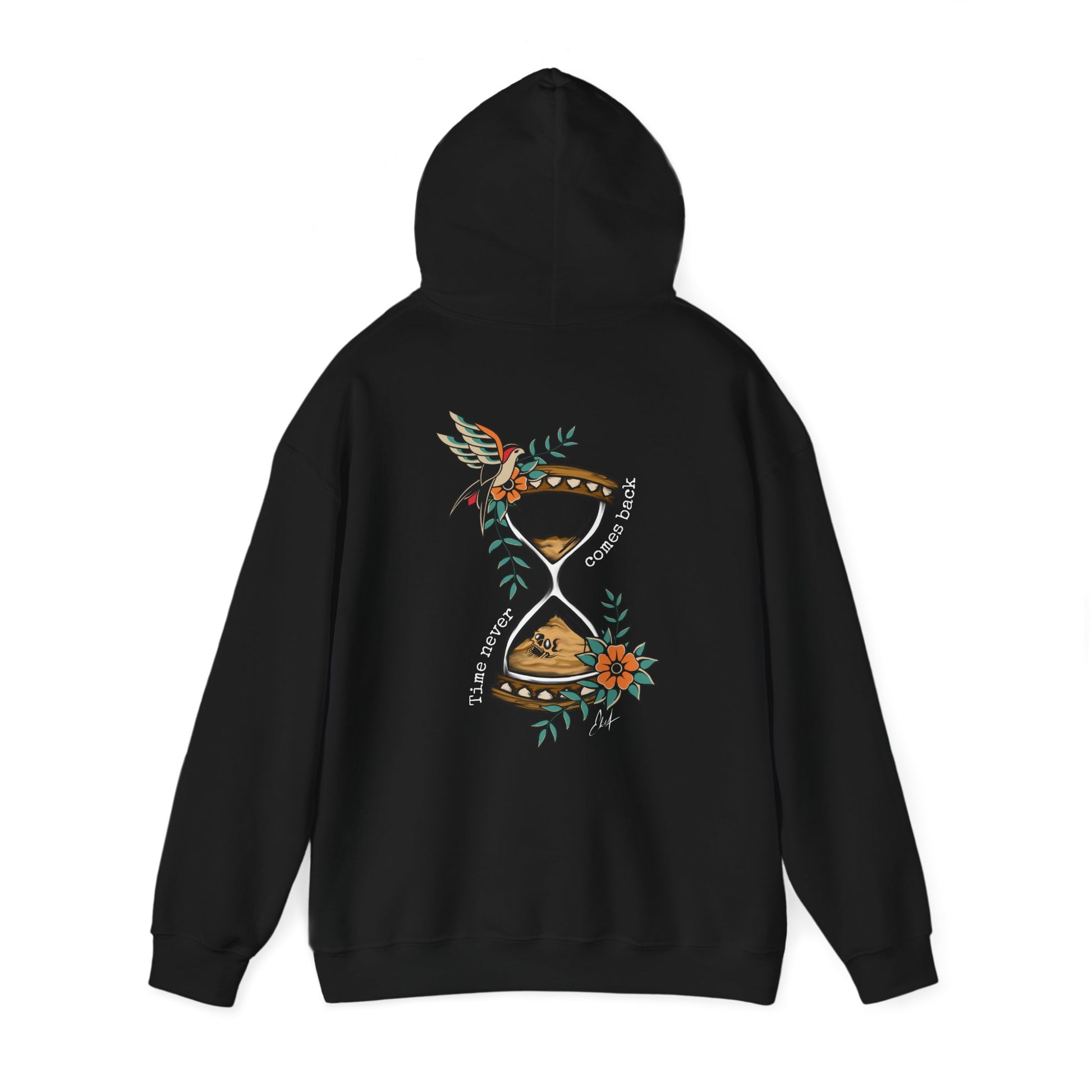 Coton ouaté '' Time never comes back '' Unisexe
